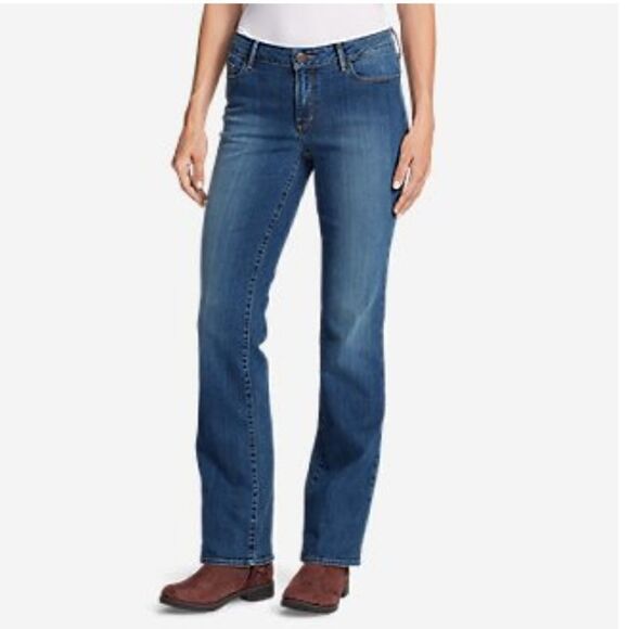 Eddie Bauer Boot Leg Jean- 10 short - Picture 1 of 4